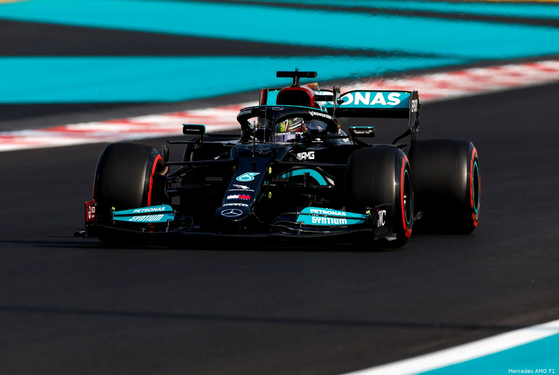 Hamilton kwalificatie rijden Abu Dhabi 2021