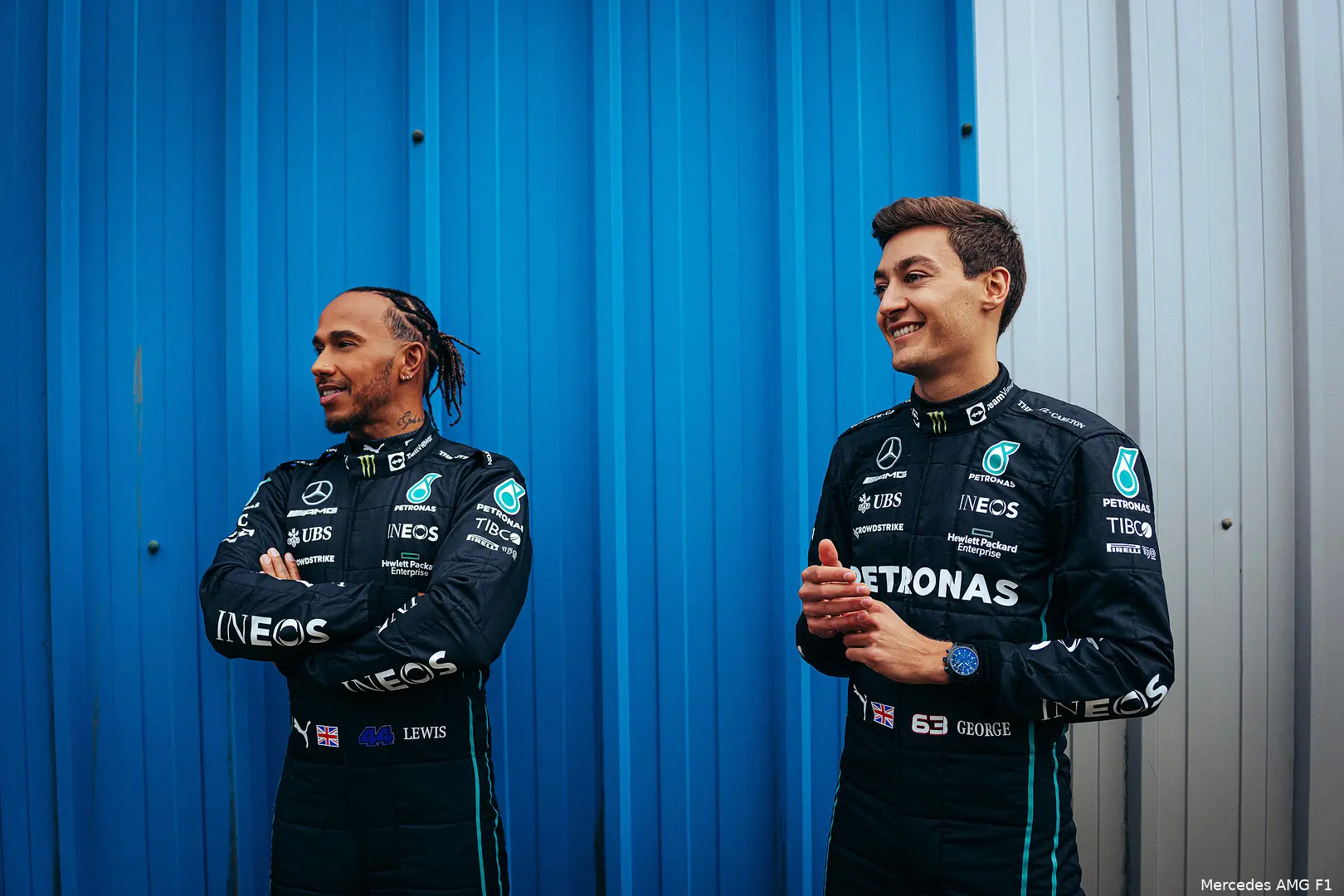 Lewis Hamilton George Russell