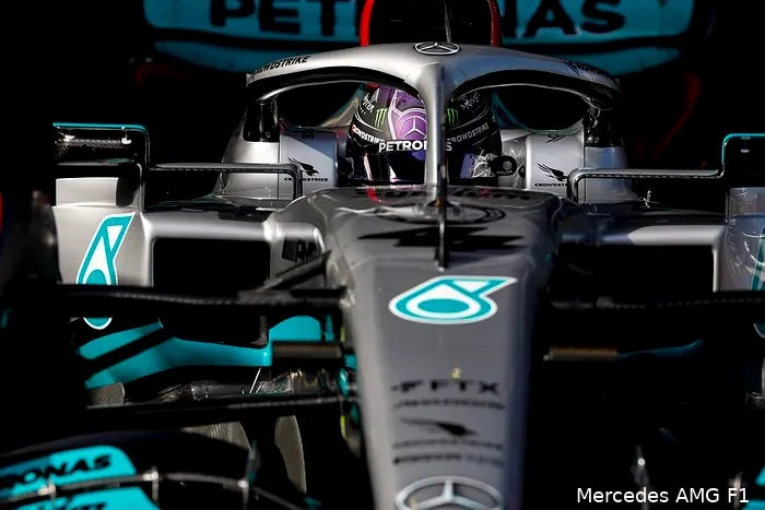 Lewis Hamilton W13 Mercedes Test Barcelona3