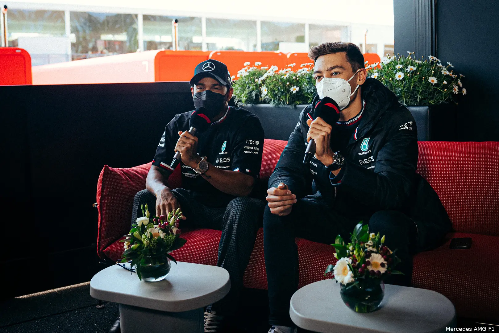 Lewis Hamilton George Russell
