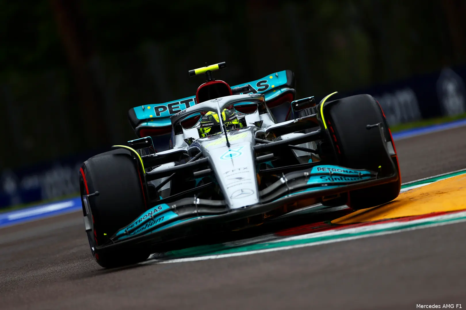 Mercedes kerb Imola