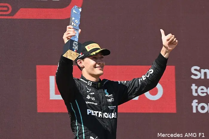 George Russell Mercedes GP Frankrijk 2022 1
