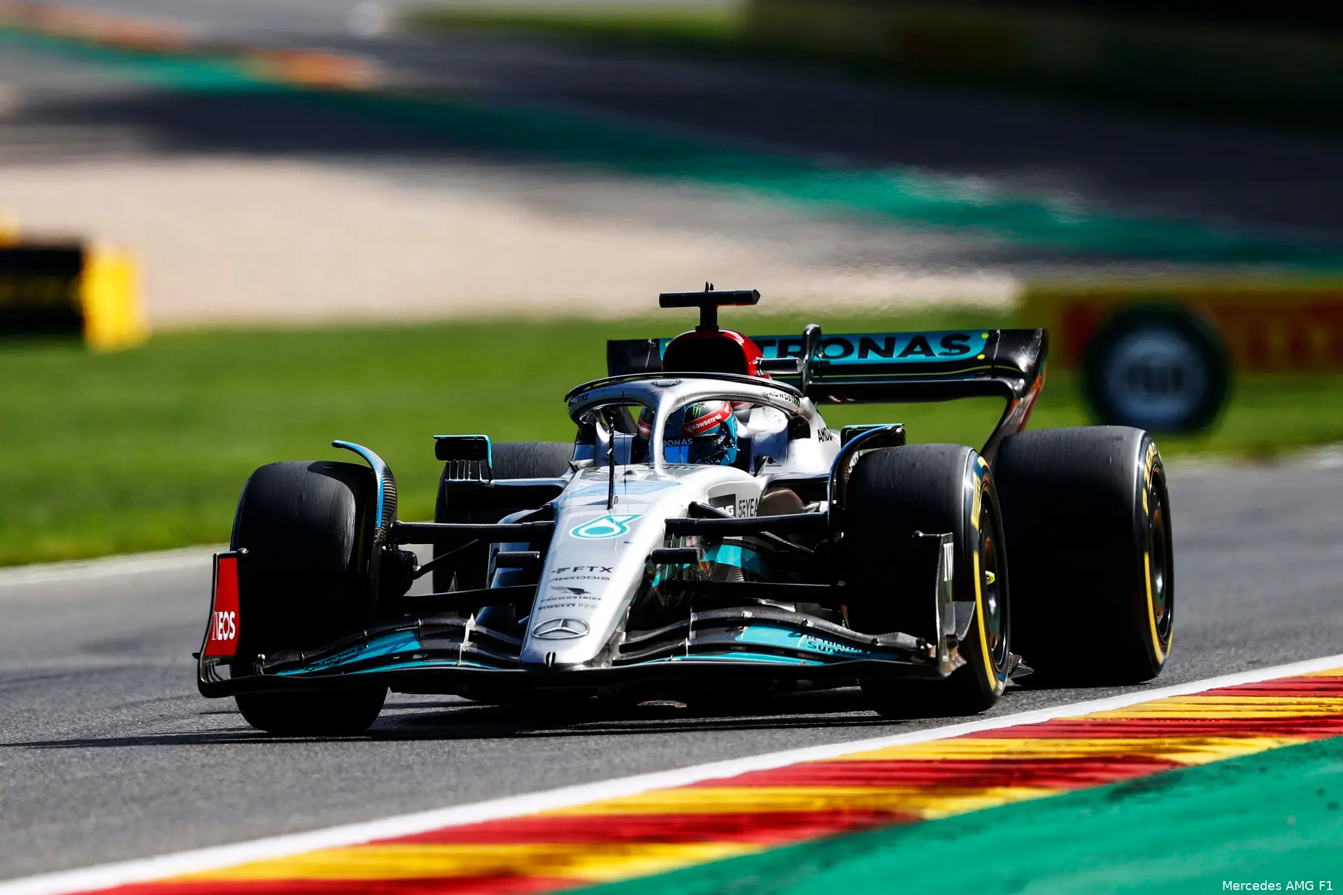 George Russell W13 Mercedes F1 GP België 2022