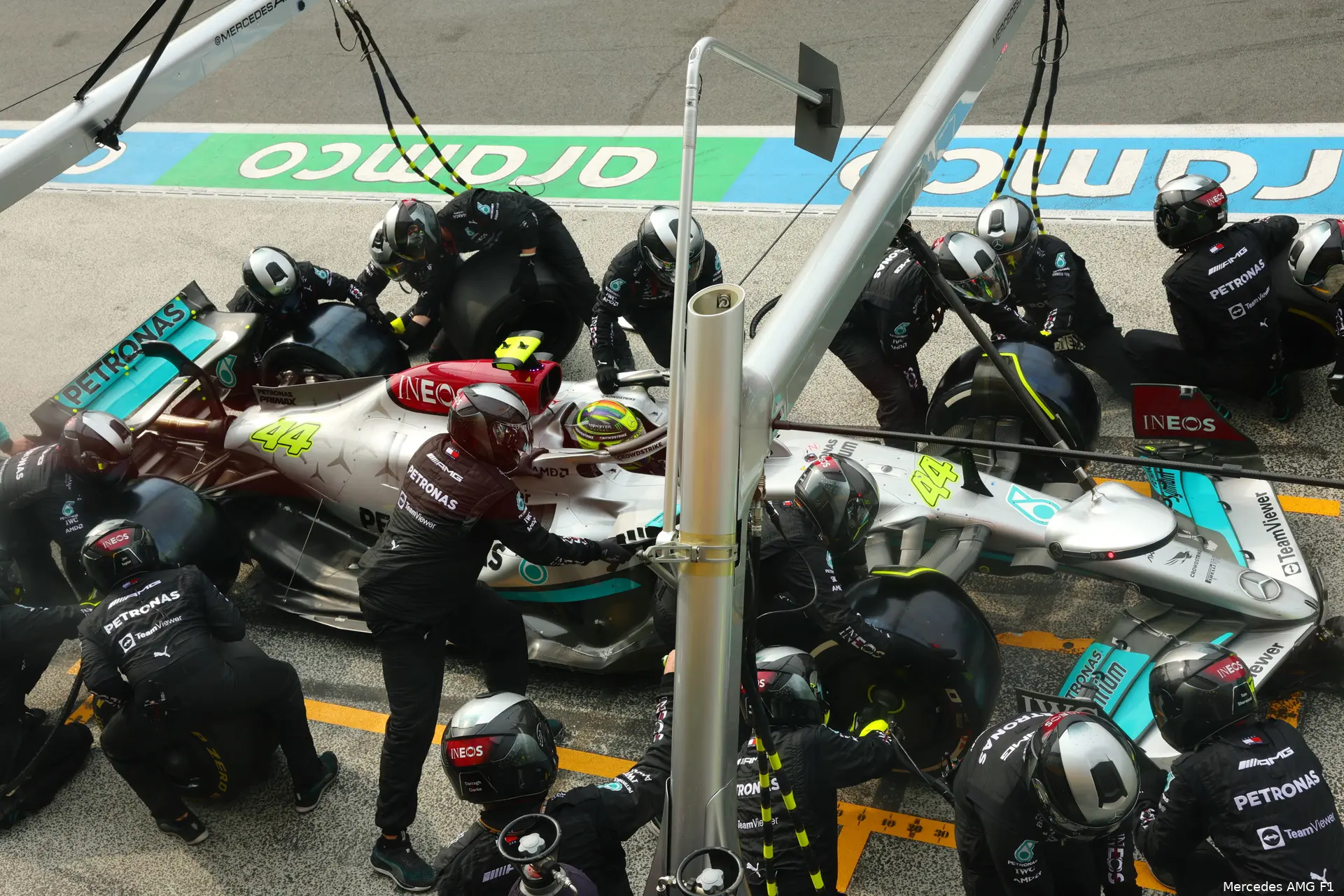 Lewis Hamilton W13 Mercedes F1 GP Nederland 2022