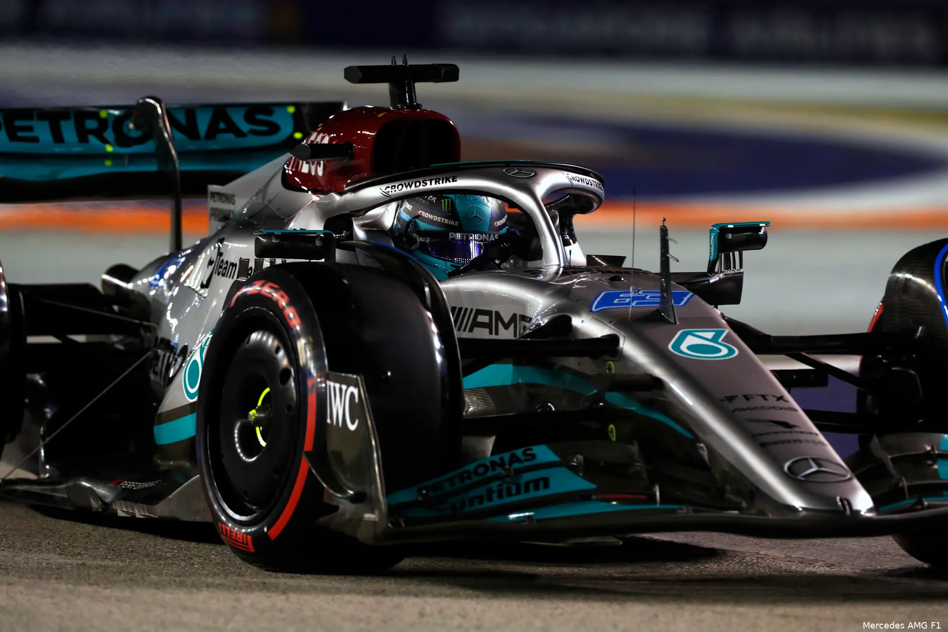 George Russell W13 Mercedes F1 GP Singapore 2022