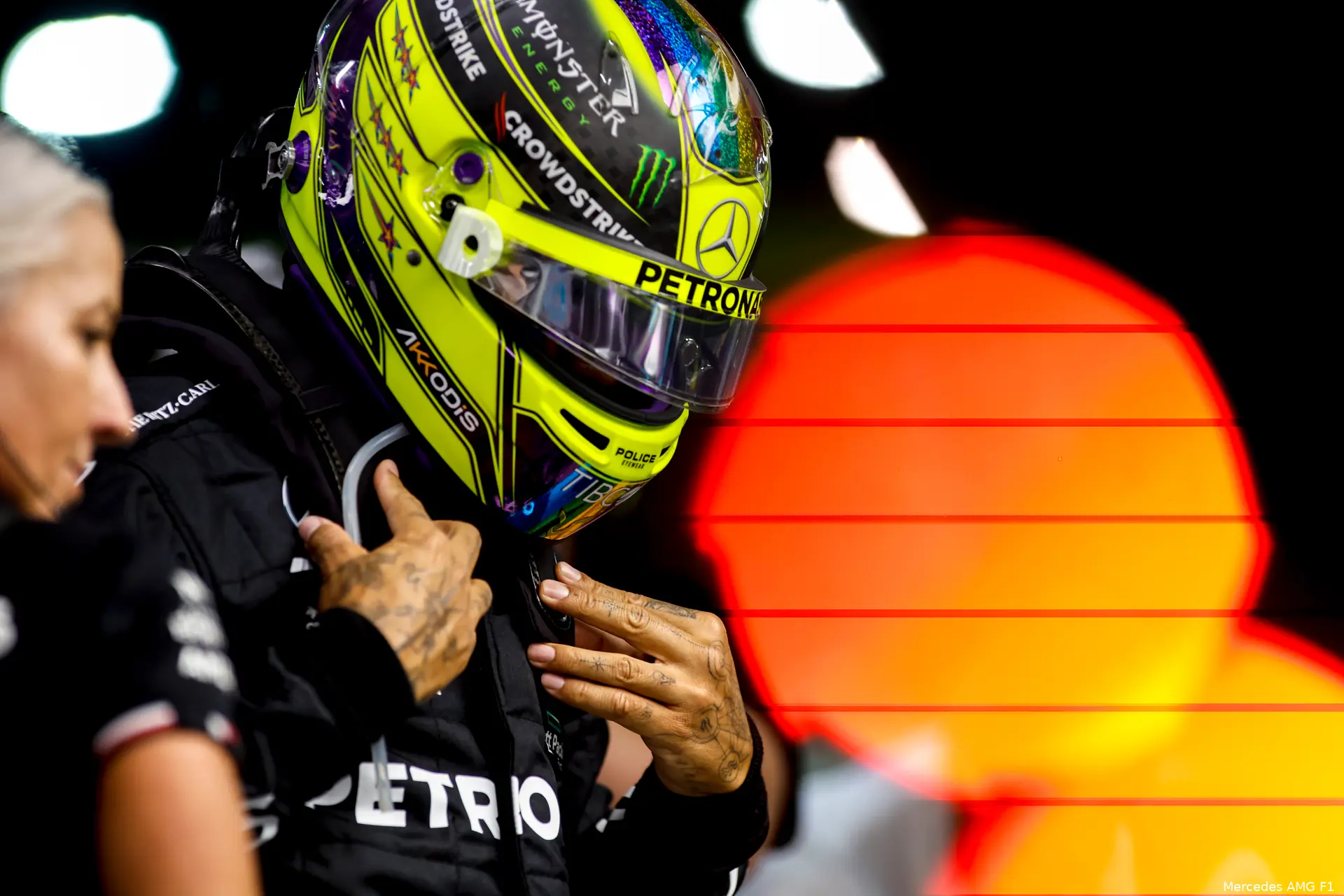 Lewis Hamilton Mercedes F1 GP Singapore 2022