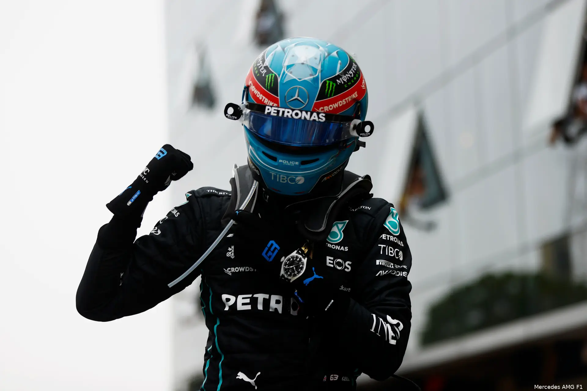 George Russell Mercedes F1 GP Brazilië 2022