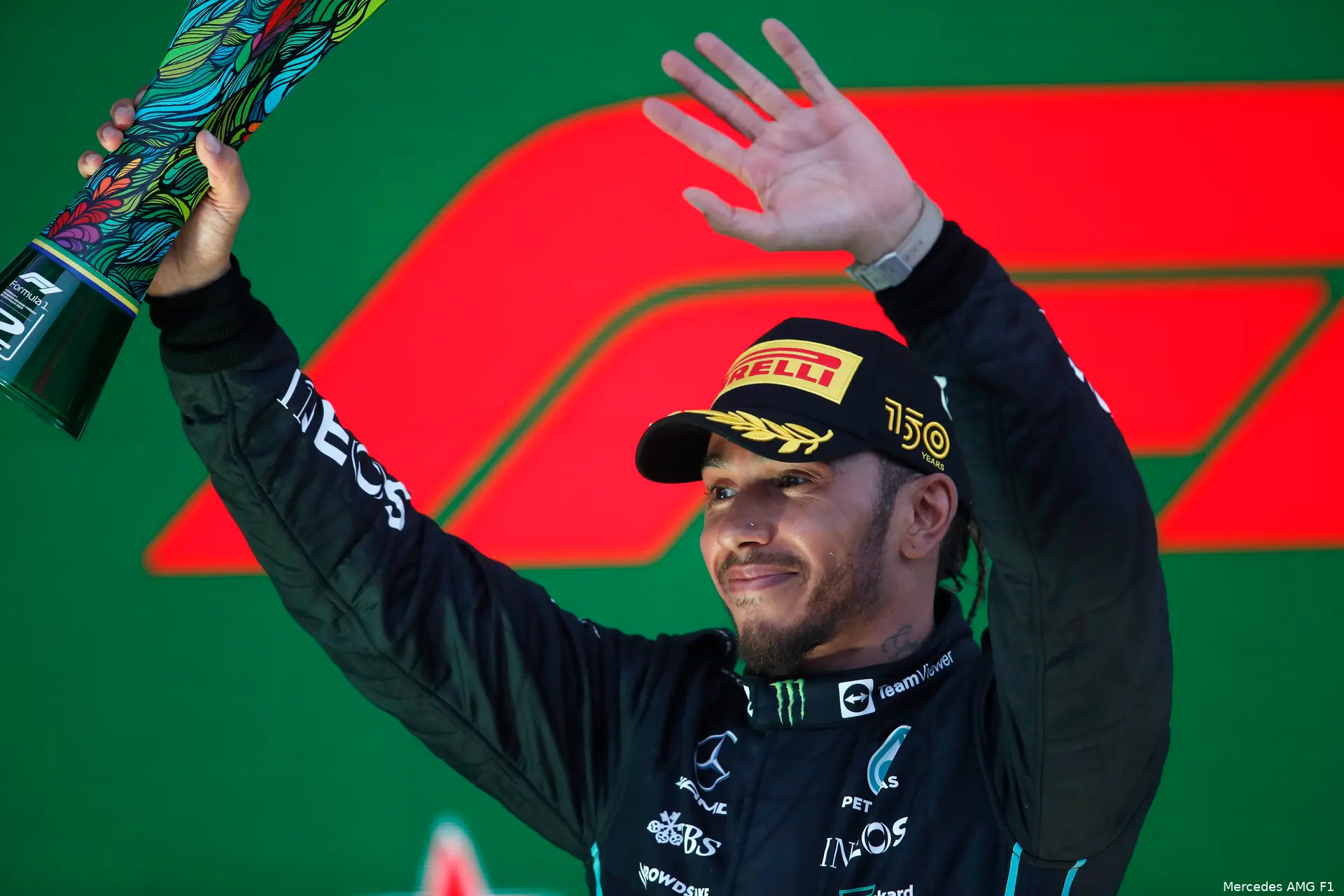 Lewis Hamilton Mercedes F1 GP Brazilië 2022