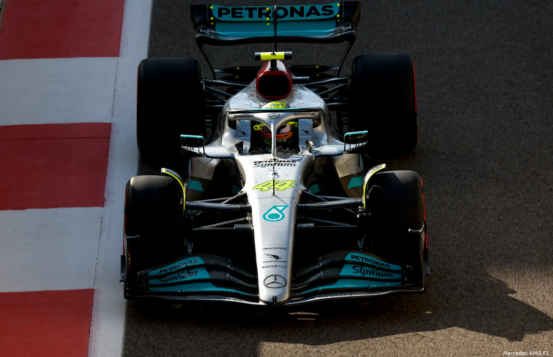 Lewis Hamilton W13 Mercedes F1 GP Abu Dhabi 2022