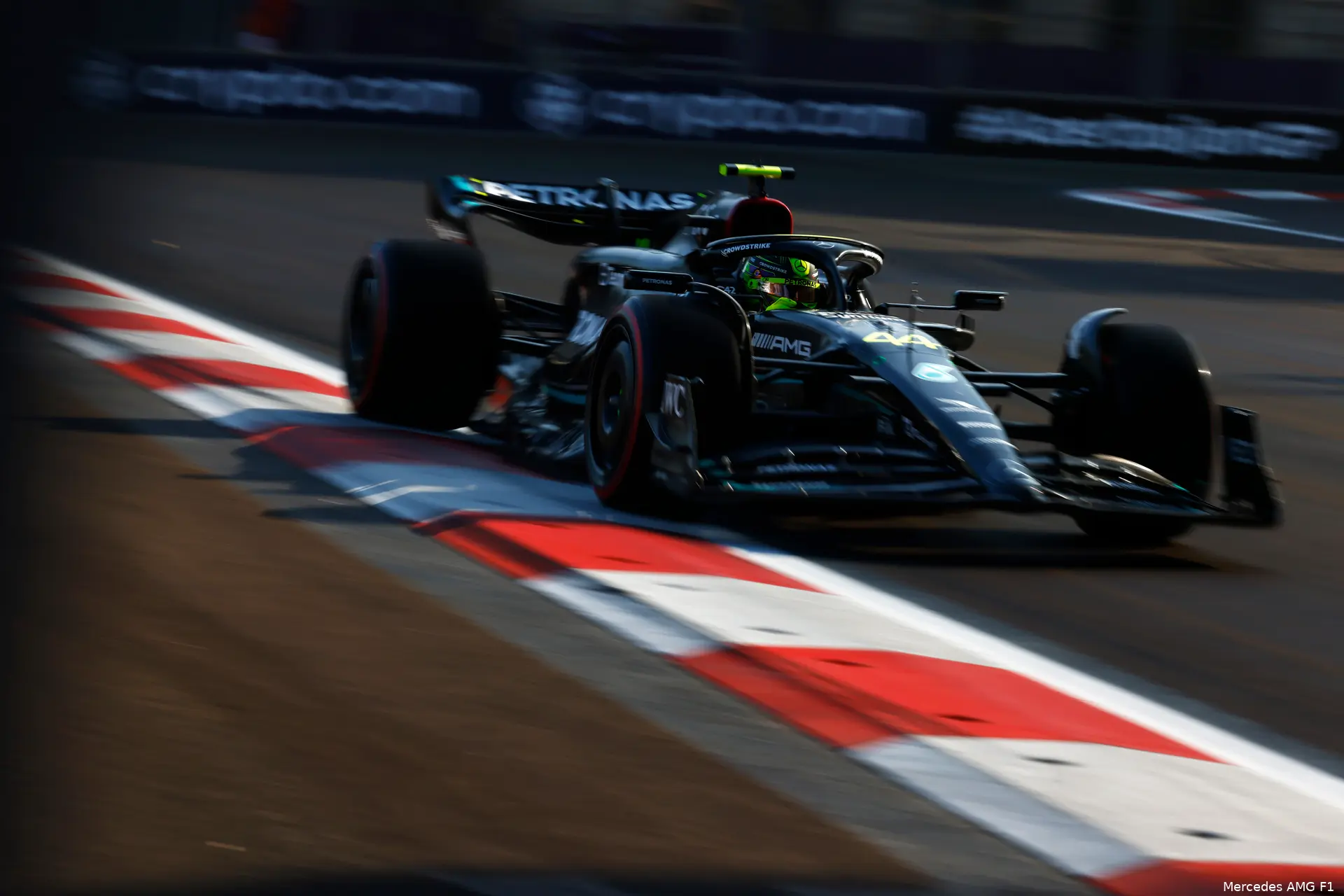 mercedes george russell baku 2023