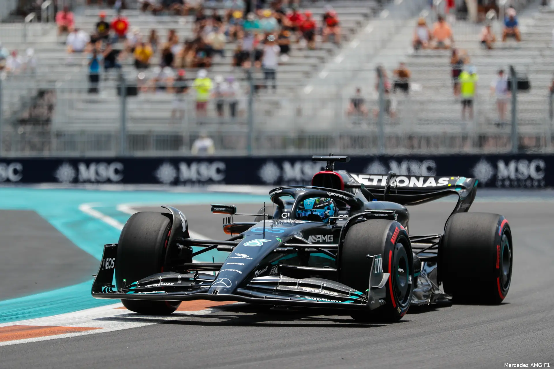 mercedes george russell miami2023