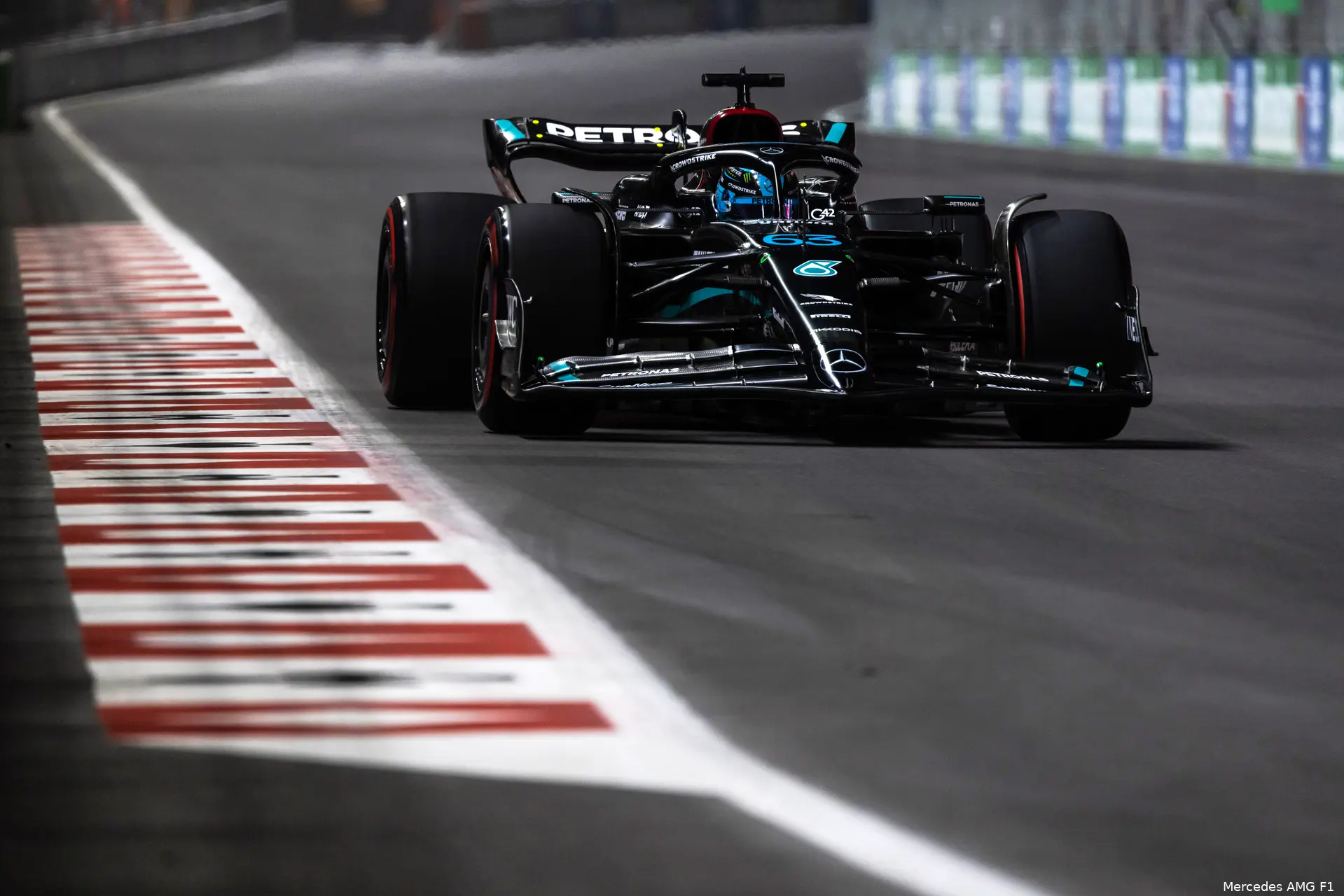 george russell w13 lasvegas mercedes