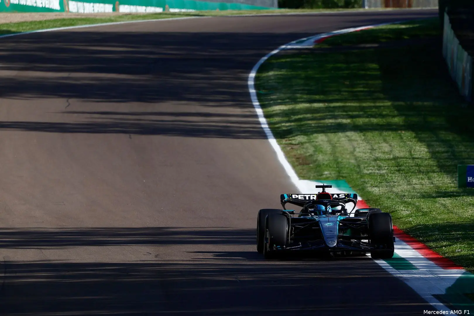 mercedes gp emilia romagna imola 2024 russell