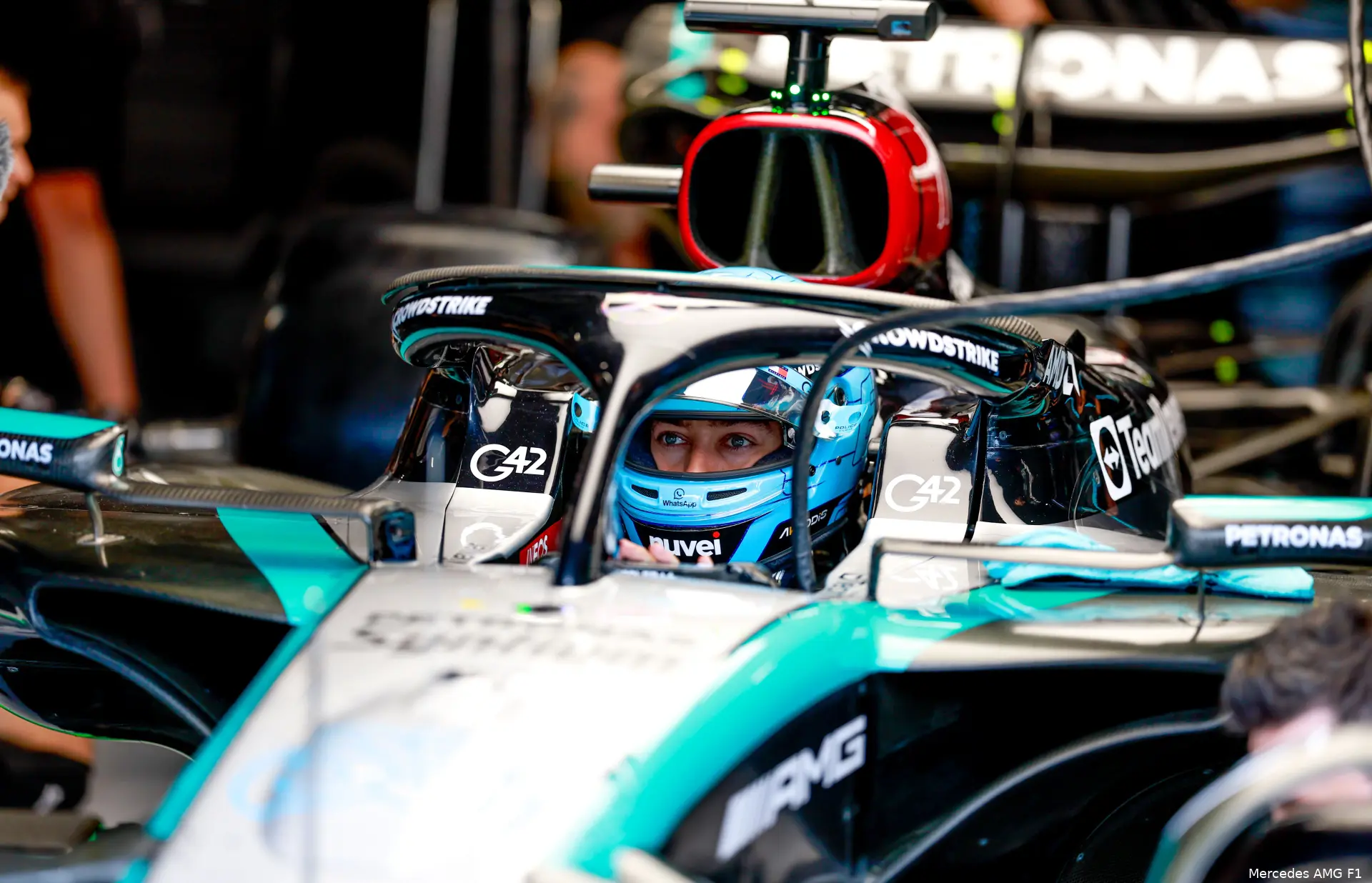 george russell mercedes oostenrijk sprint