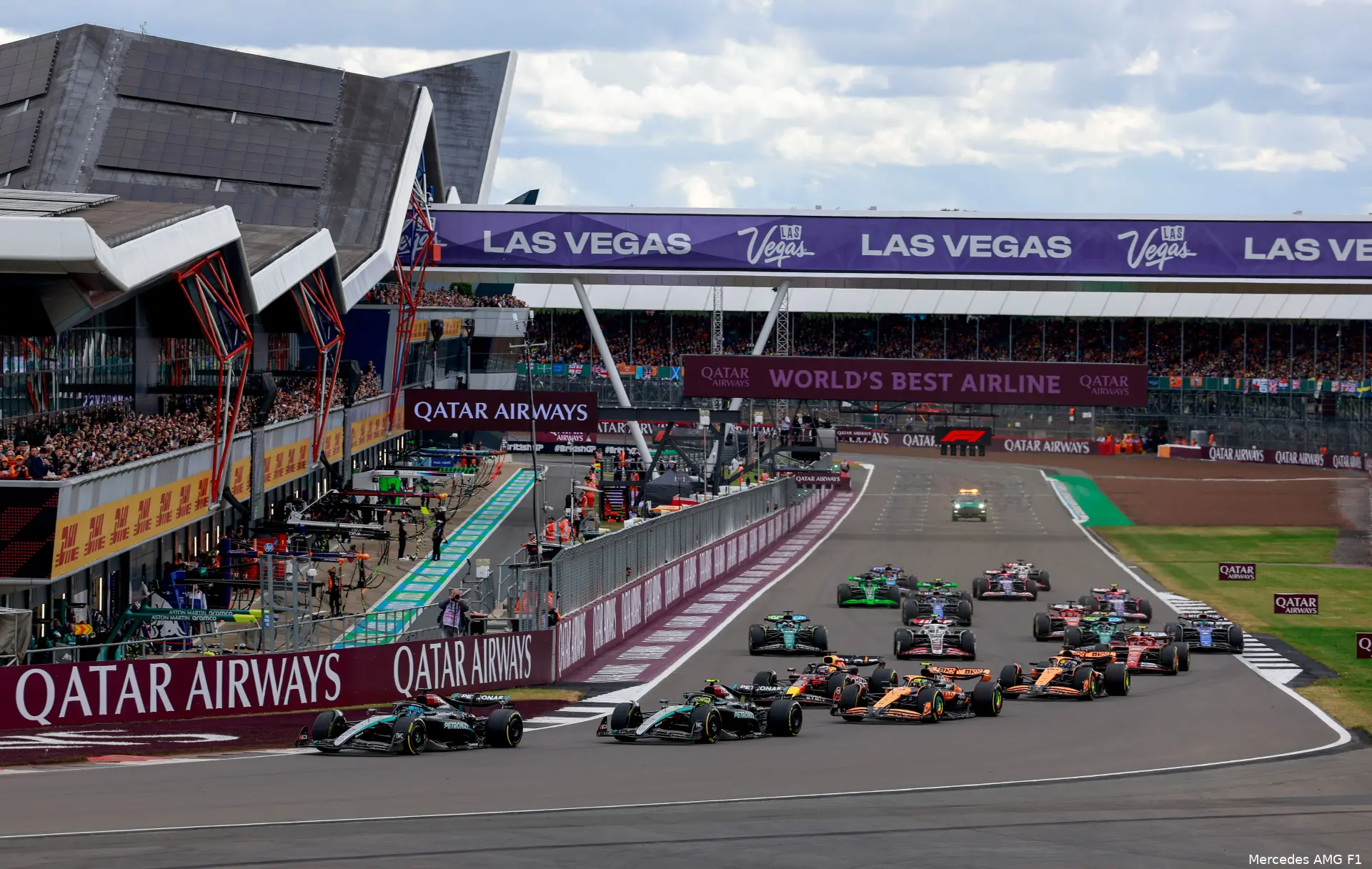 silverstone start mercedes