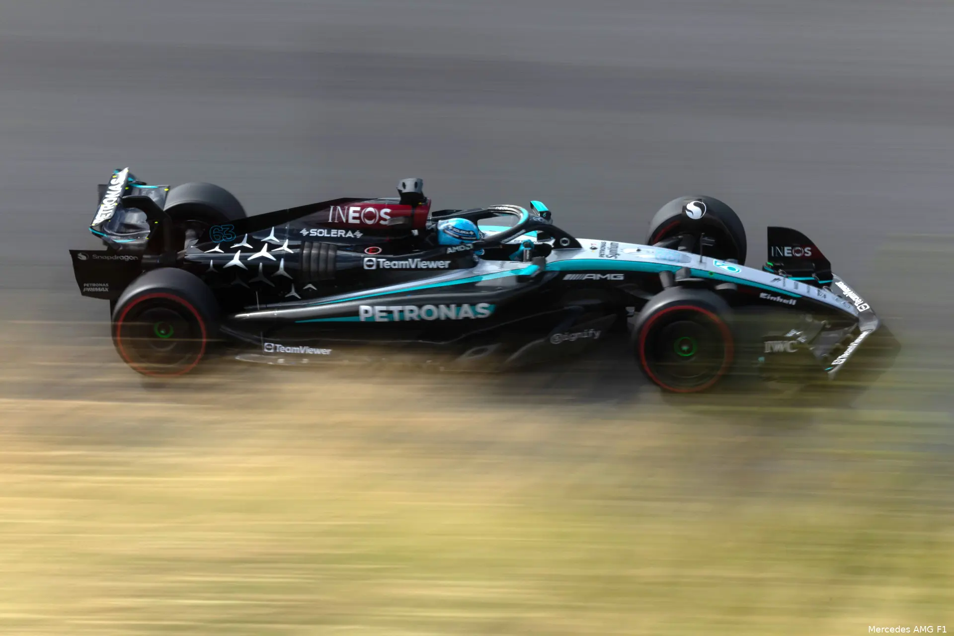 nederland zandvoort mercedes george russell 14