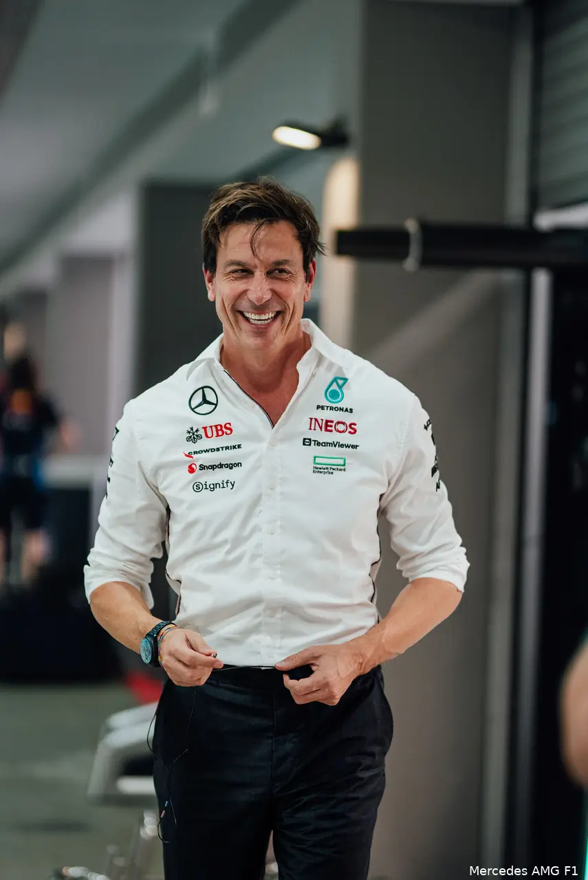 toto wolff blij singapore 2024