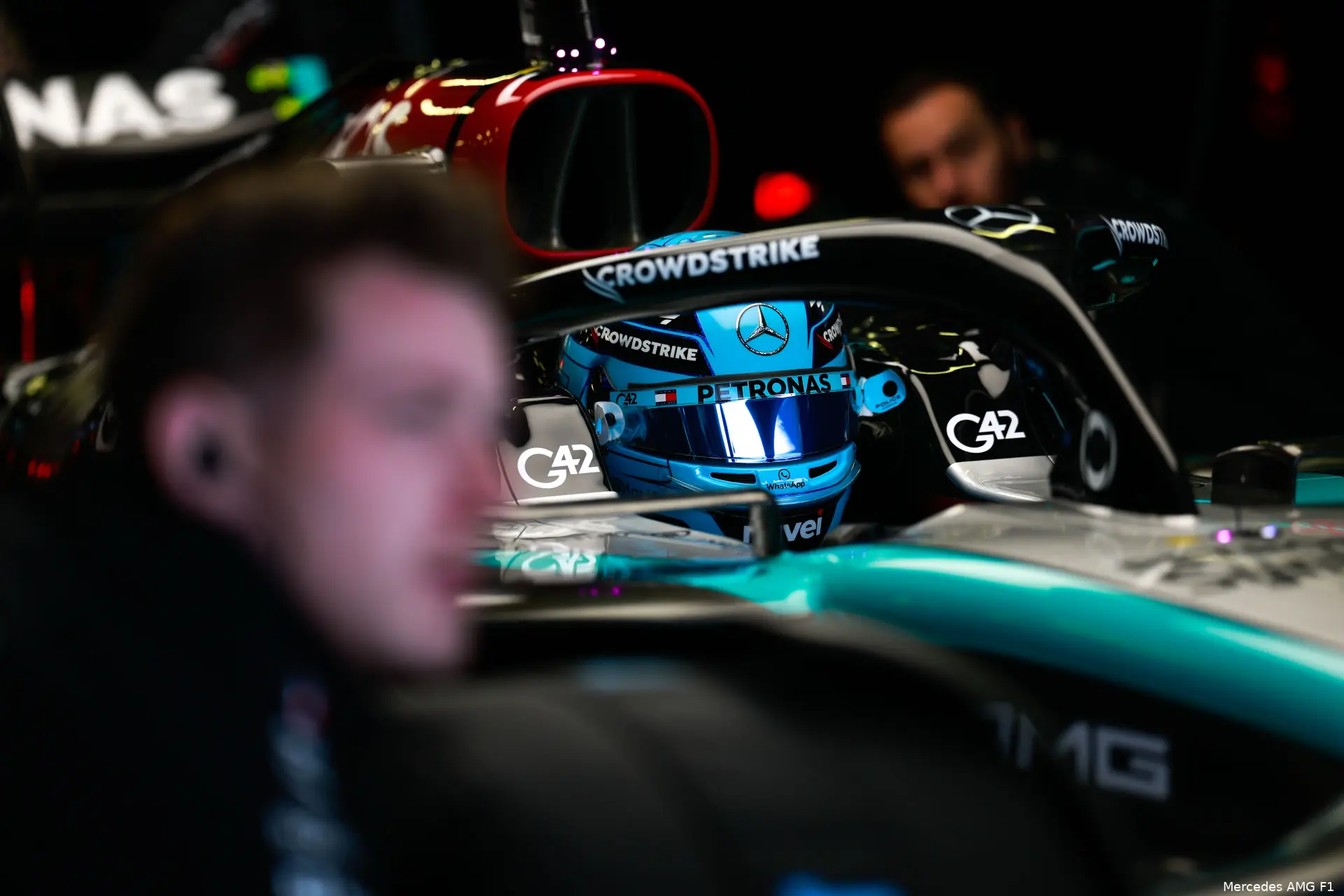 george russell mexico kwalificatie zaterdag mercedes 2024