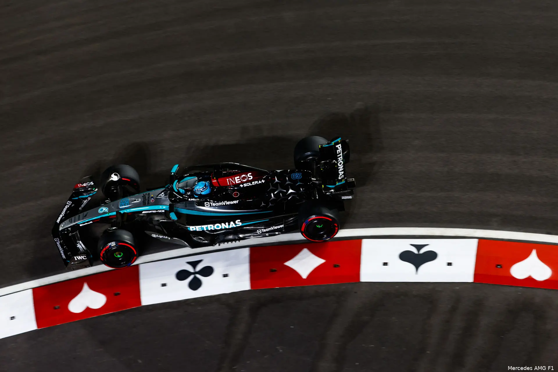 george russell mercedes w15 las vegas 15