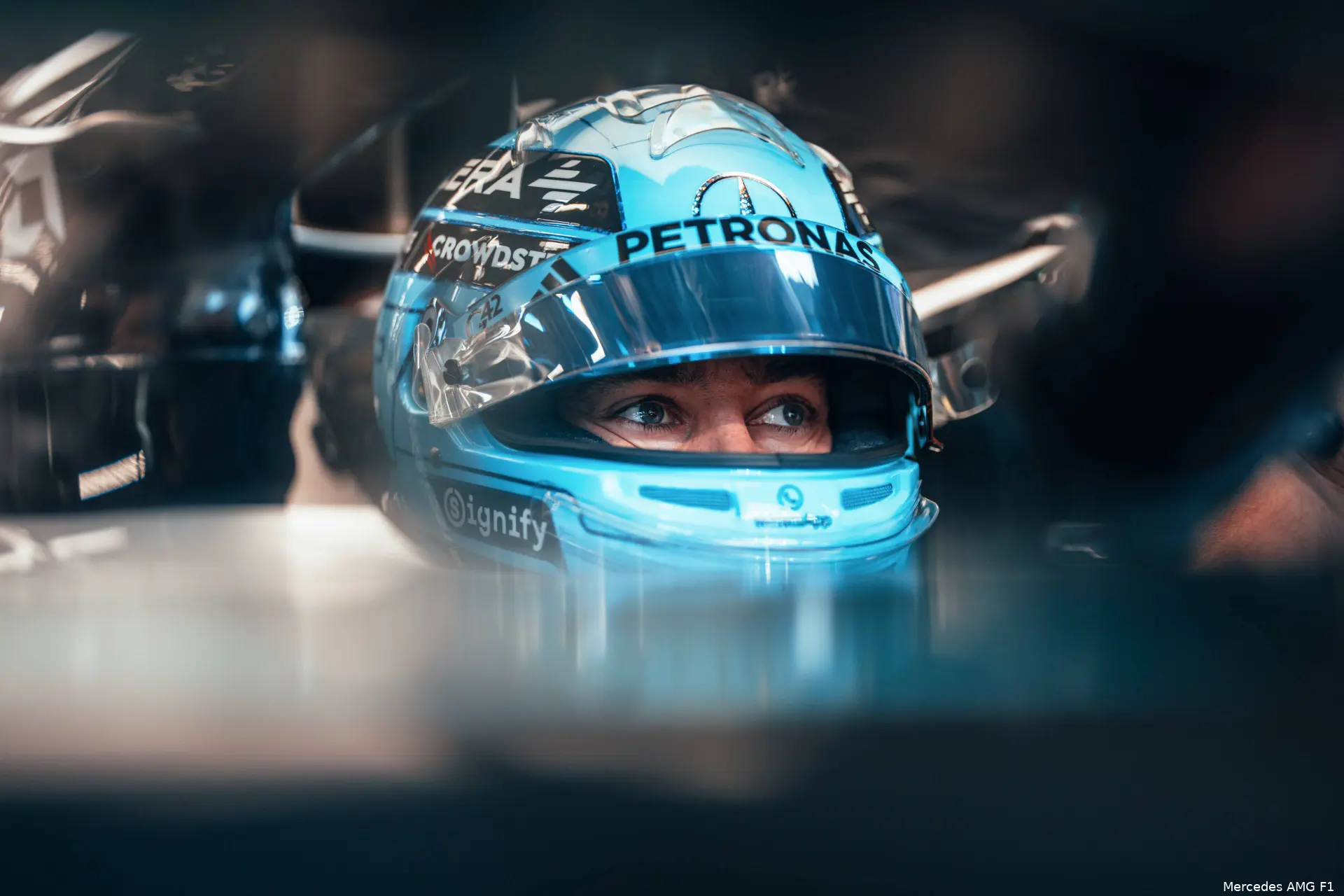 mercedes george russell gp saoedi arabie 2025 zaterdag