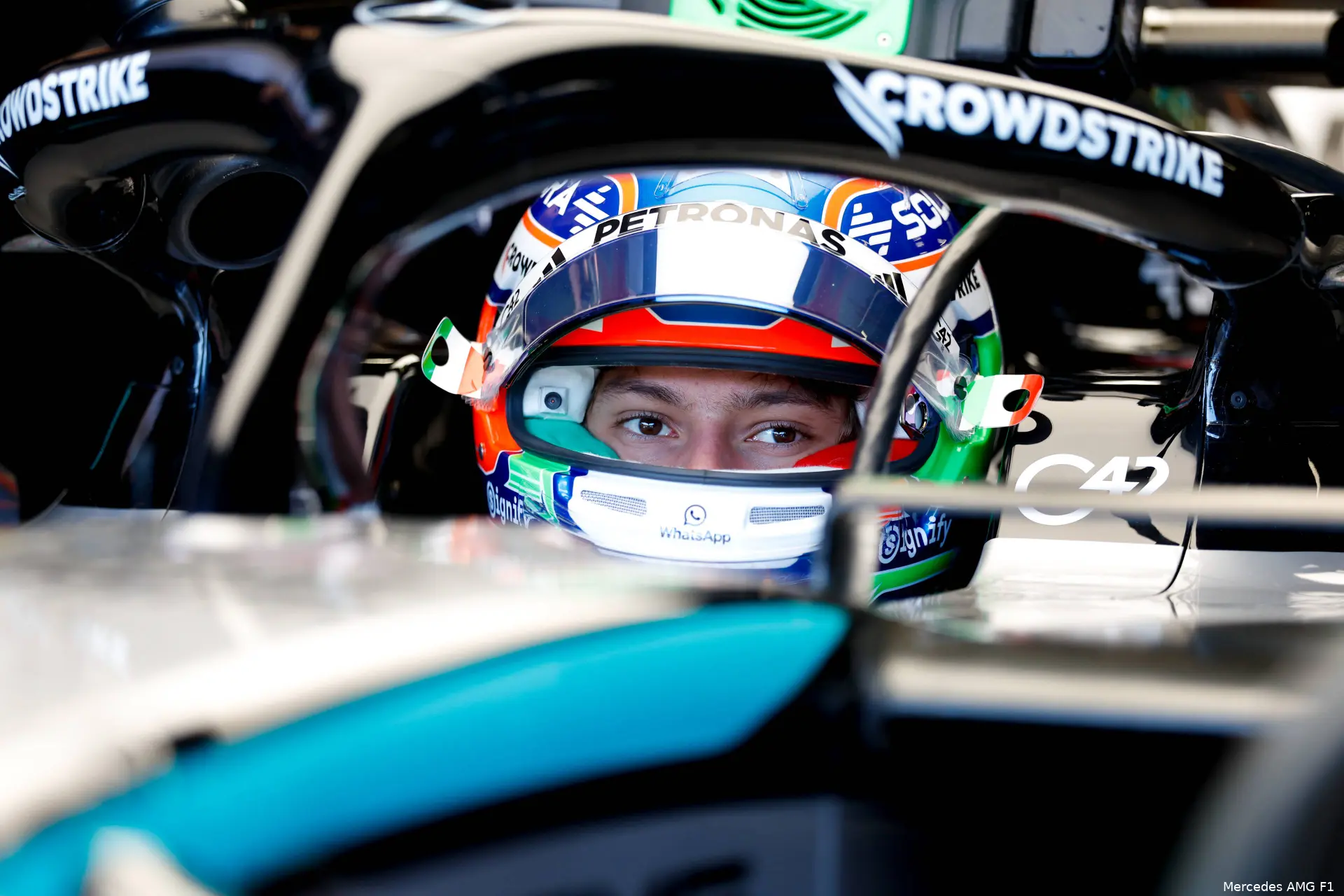 mercedes andrea kimi antonelli gp emilia romagna imola 2025 vrijdag 4
