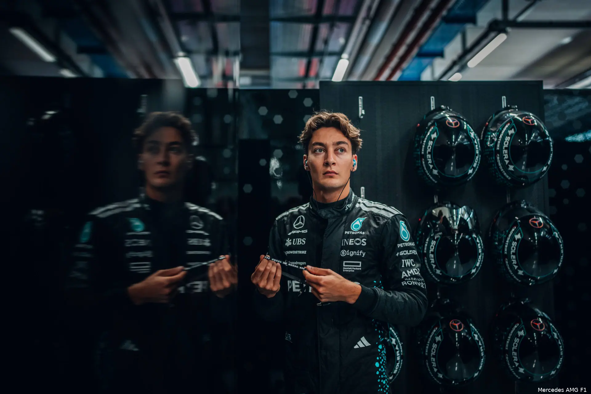 mercedes george russell gp oostenrijk 2025 vrijdag 6