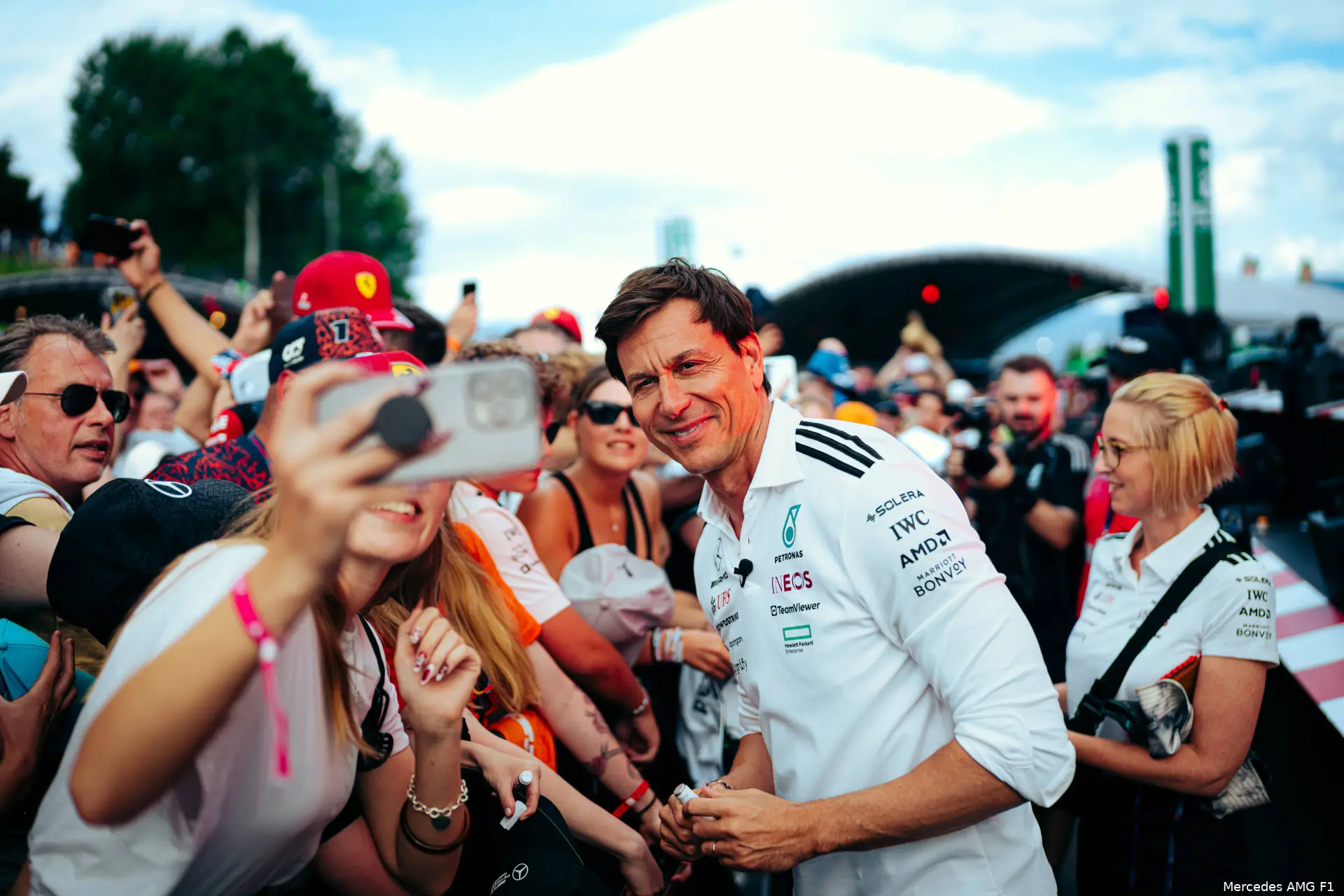 mercedes toto wolff gp oostenrijk 2025 vrijdag