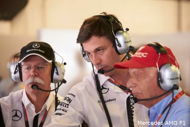 Niki Lauda Toto Wolff Dieter Zetsche