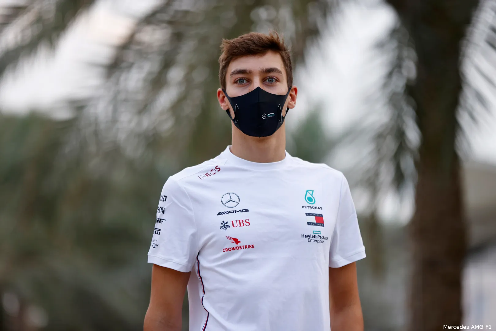 George Rusell Mercedes Sakhir Bahrein