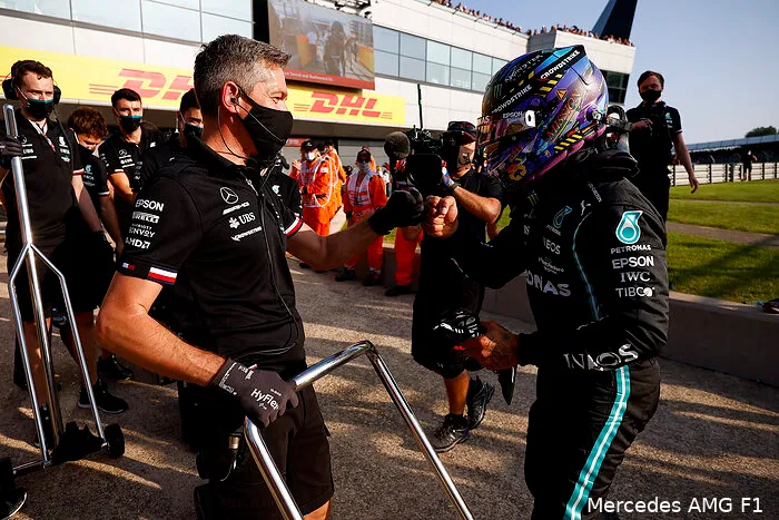 Lewis Hamilton Mercedes Silverstone2