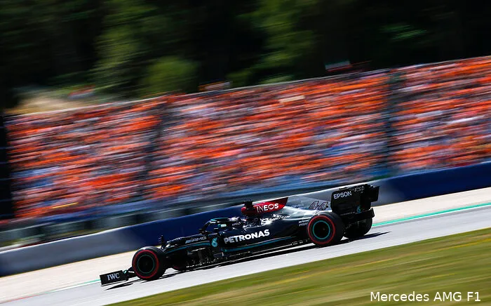 Lewis Hamilton W12 Mercedes Oostenrijk1
