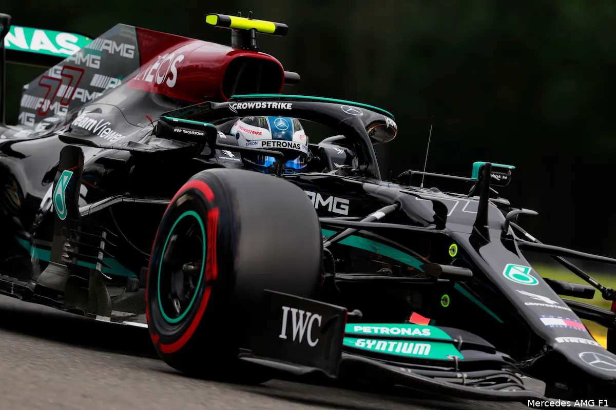 mercedes belgie bottas closeup