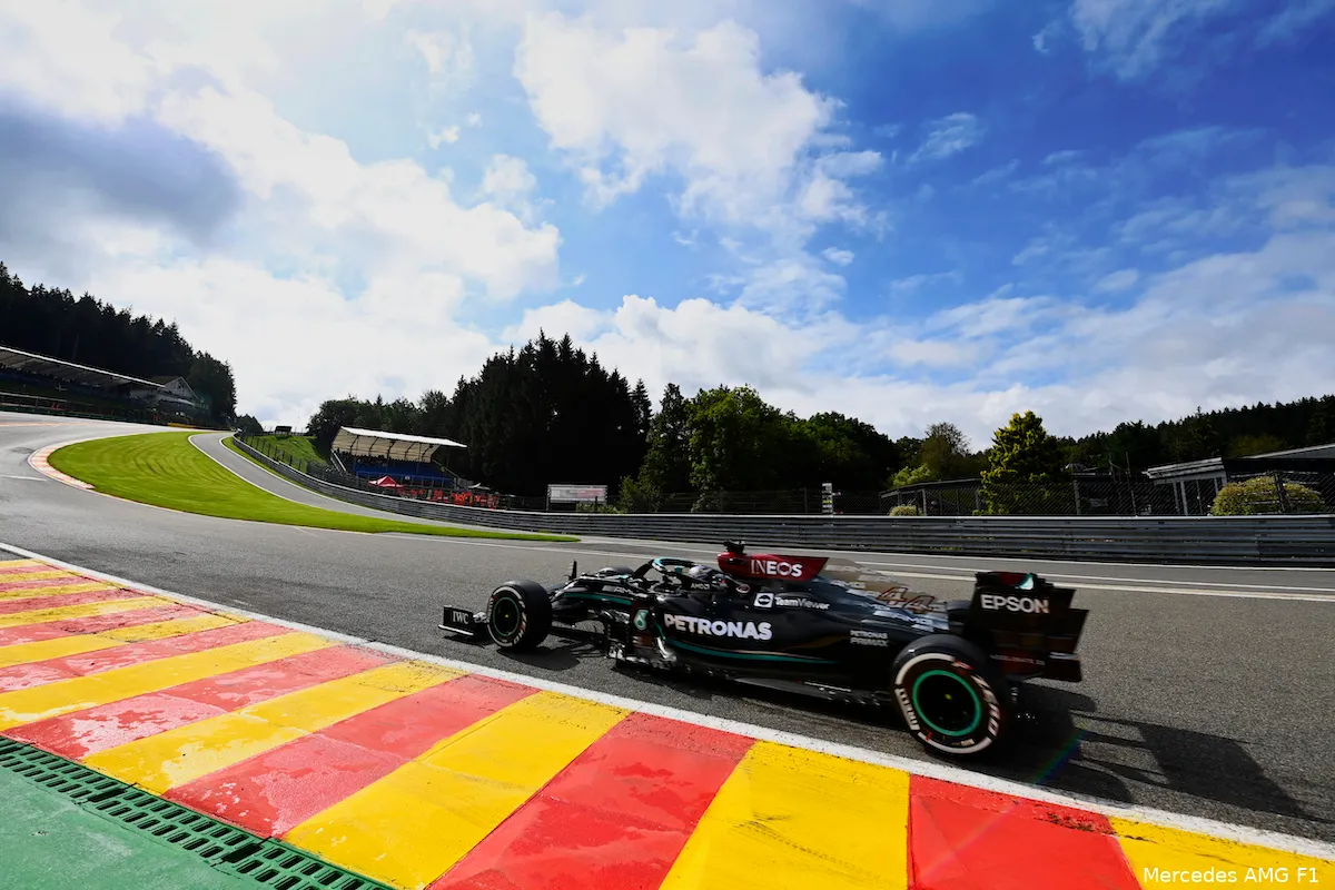 mercedes belgie hamilton raidillon
