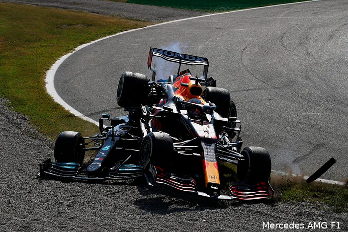 Lewis Hamilton Max Verstappen Mercedes Red Bull Italië