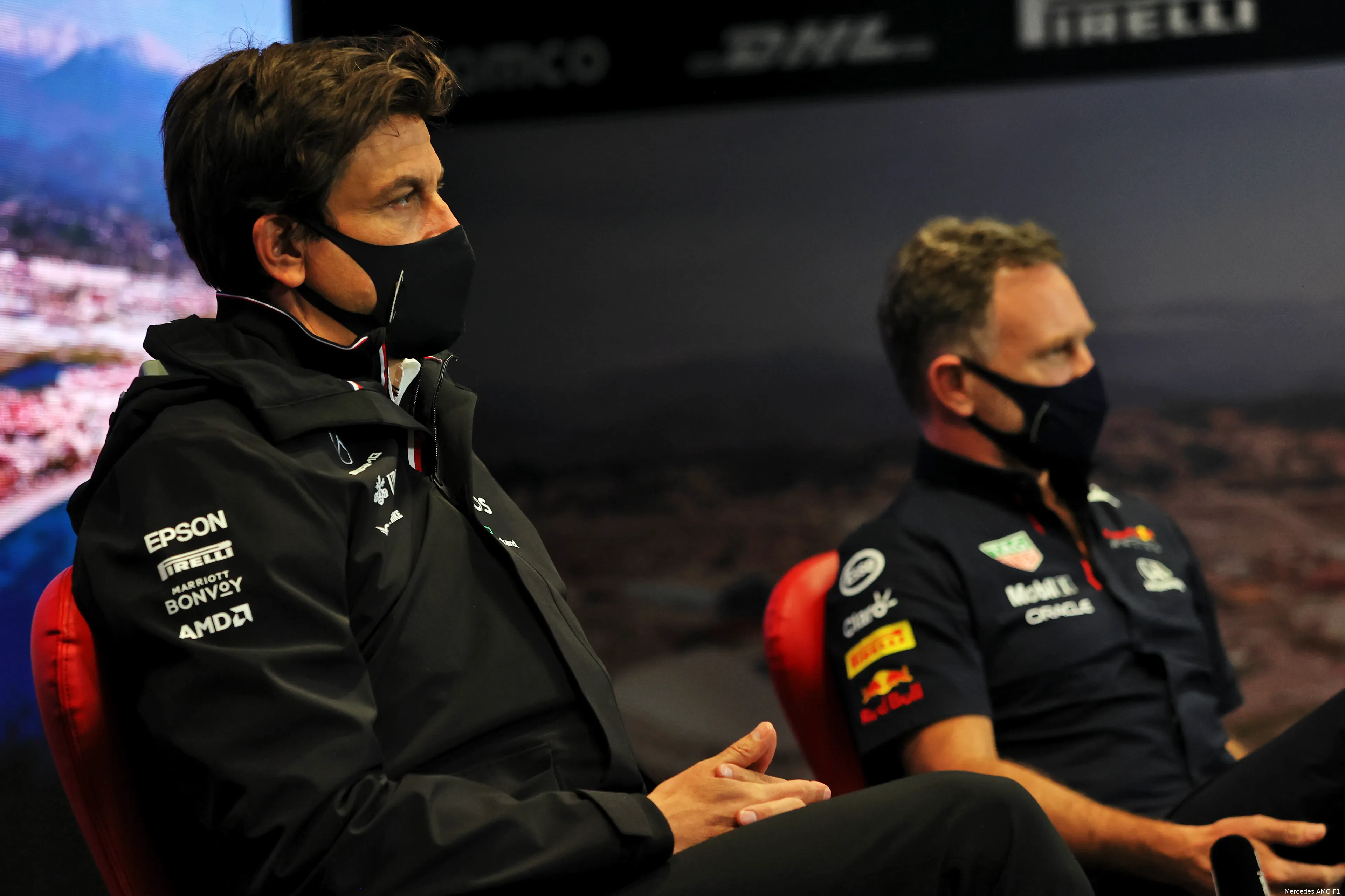Toto Wolff Christian Horner