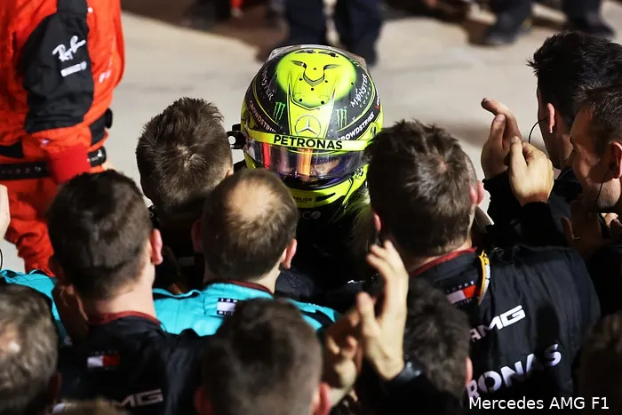 Lewis Hamilton Mercedes GP Bahrein