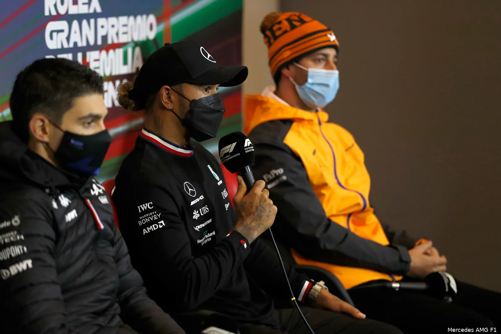 Lewis Hamilton persco imola