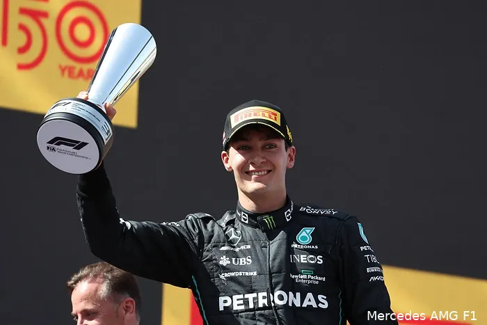 George Russell Mercedes GP Spanje 2022