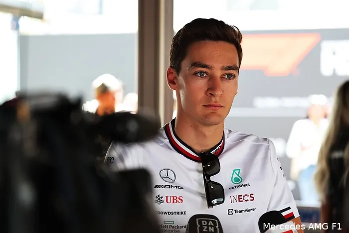 George Russell Mercedes GP Spanje 3