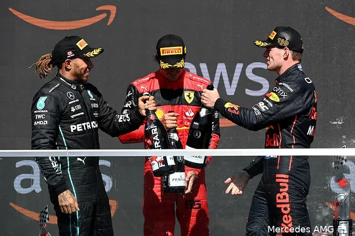 Lewis Hamilton Carlos Sainz Max Verstappen Mercedes Ferrari Red Bull Racing GP Canada 2022