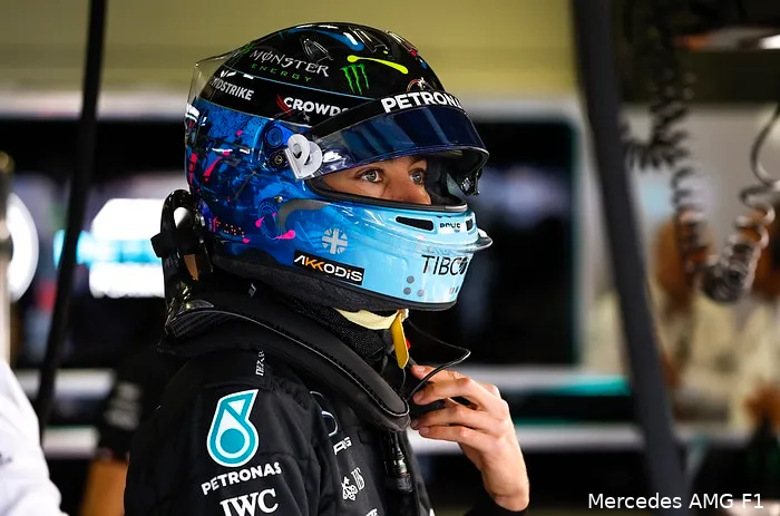 George Russell Mercedes GP Groot Brittannië 2022