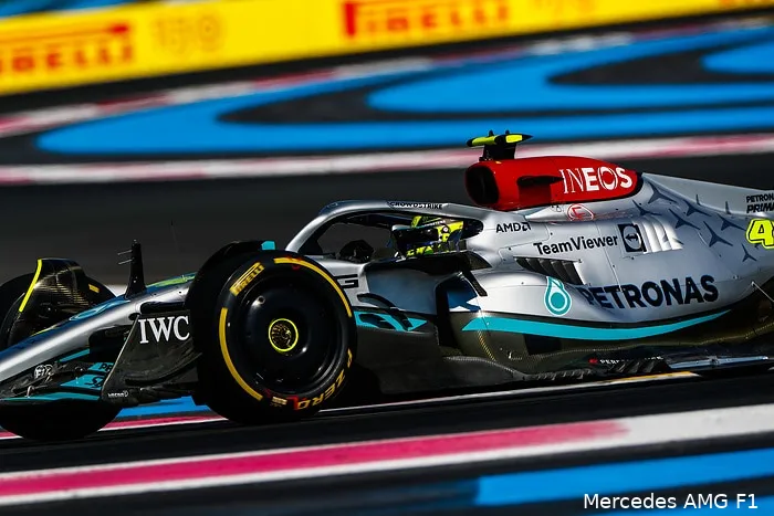 Lewis Hamilton W13 Mercedes GP Frankrijk 1