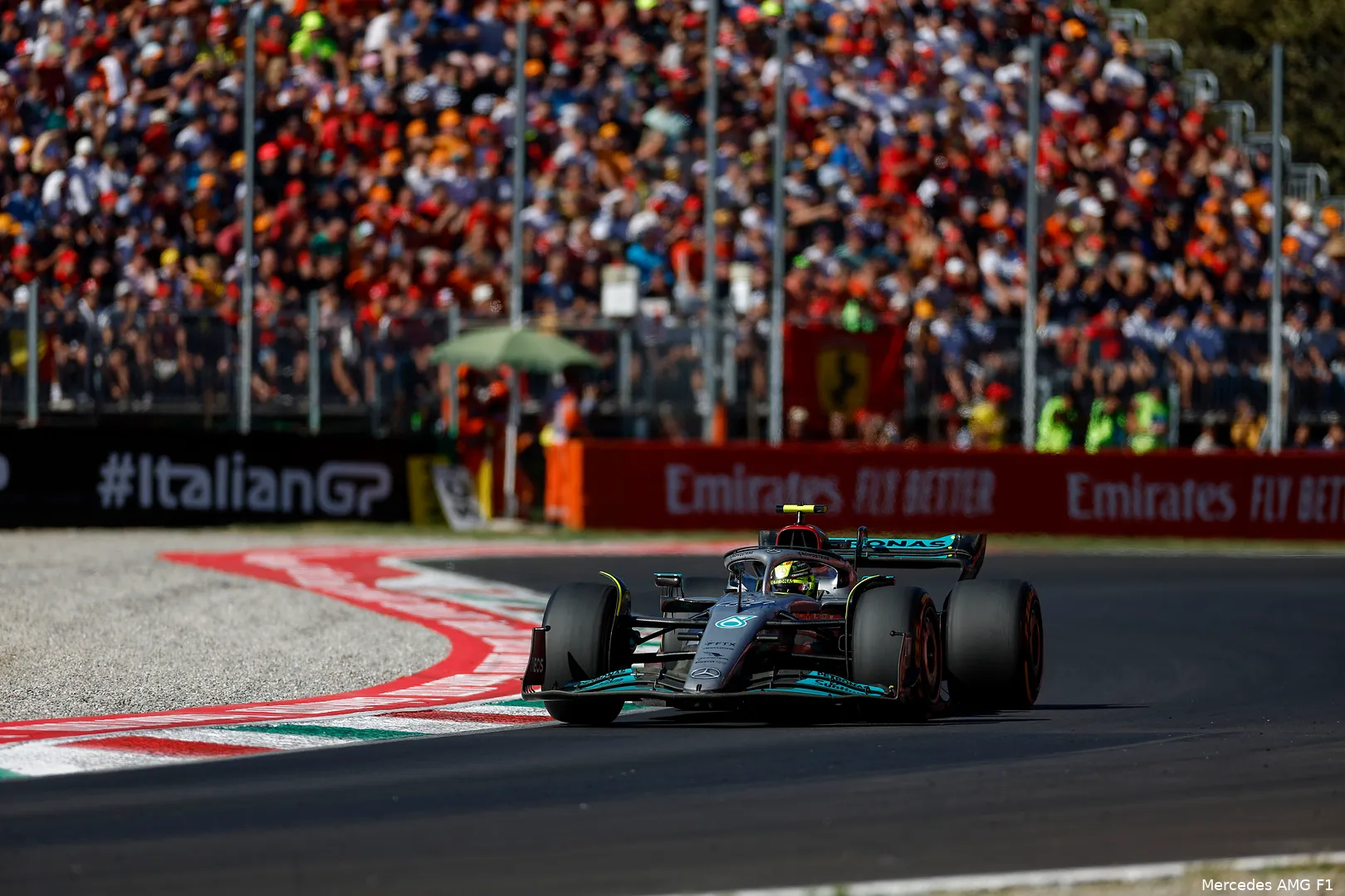 Lewis Hamilton W13 Mercedes F1 GP Italië 2022