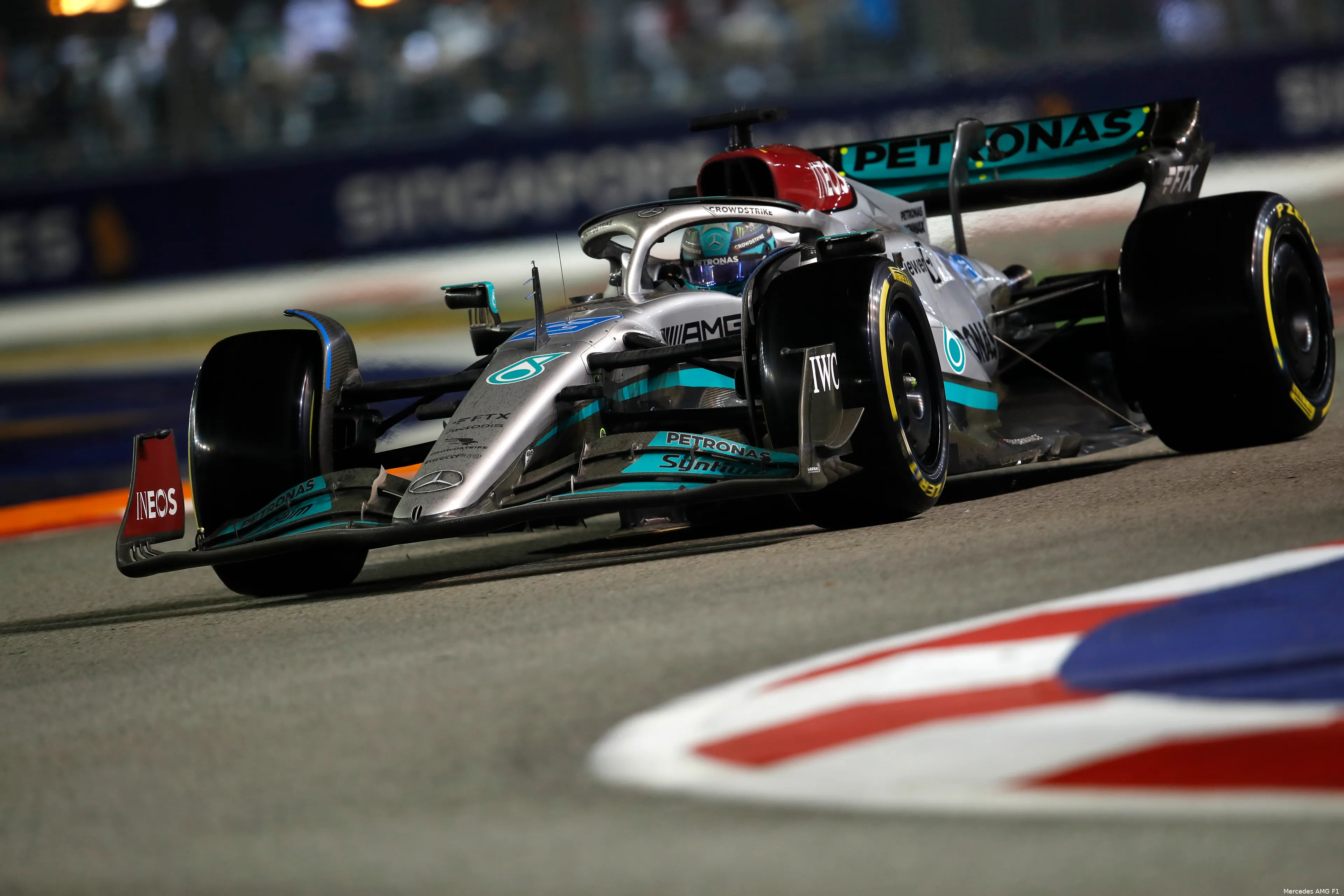 George Russell W13 Mercedes F1 GP Singapore 2022