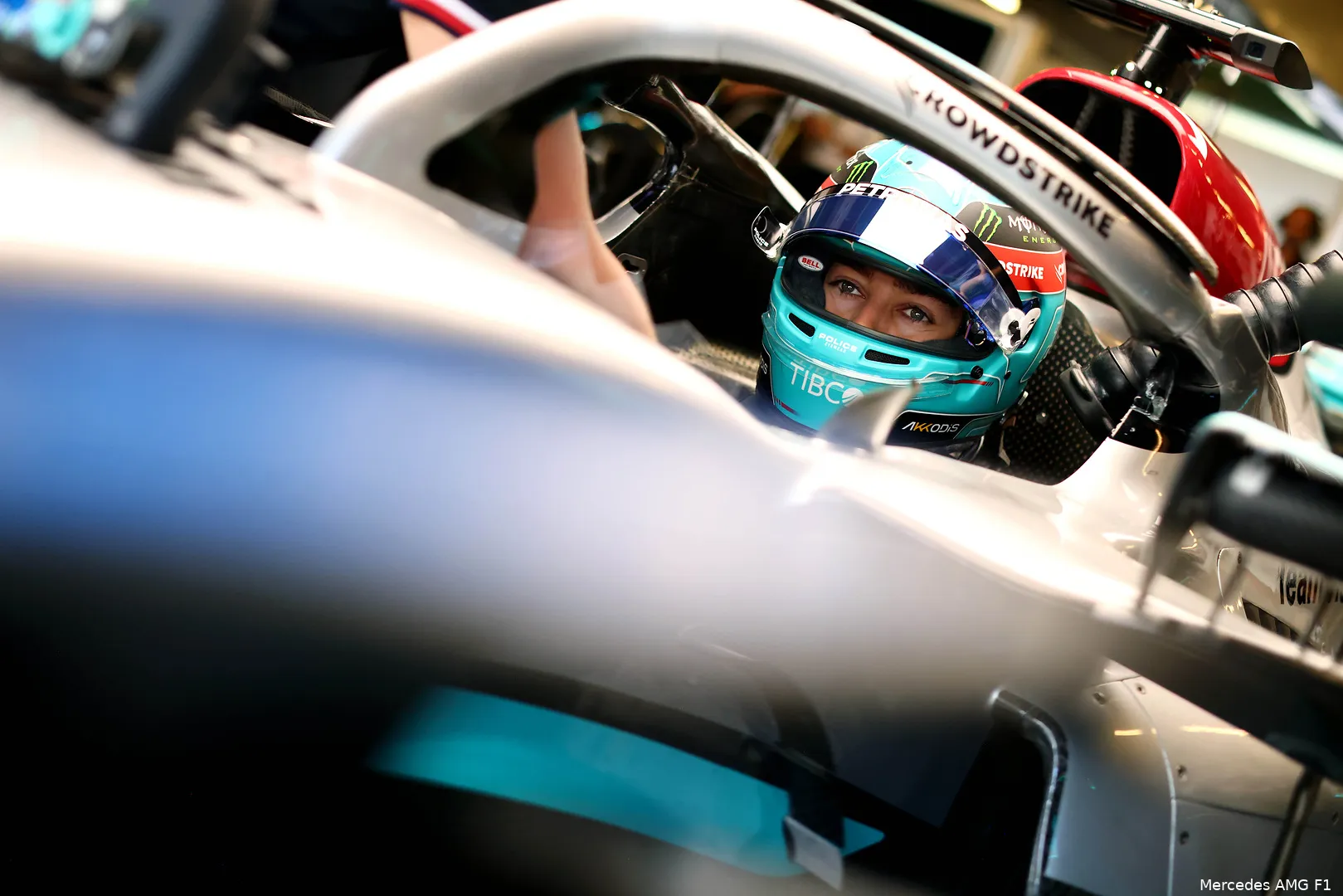 George Russell Abu Dhabi Mercedes