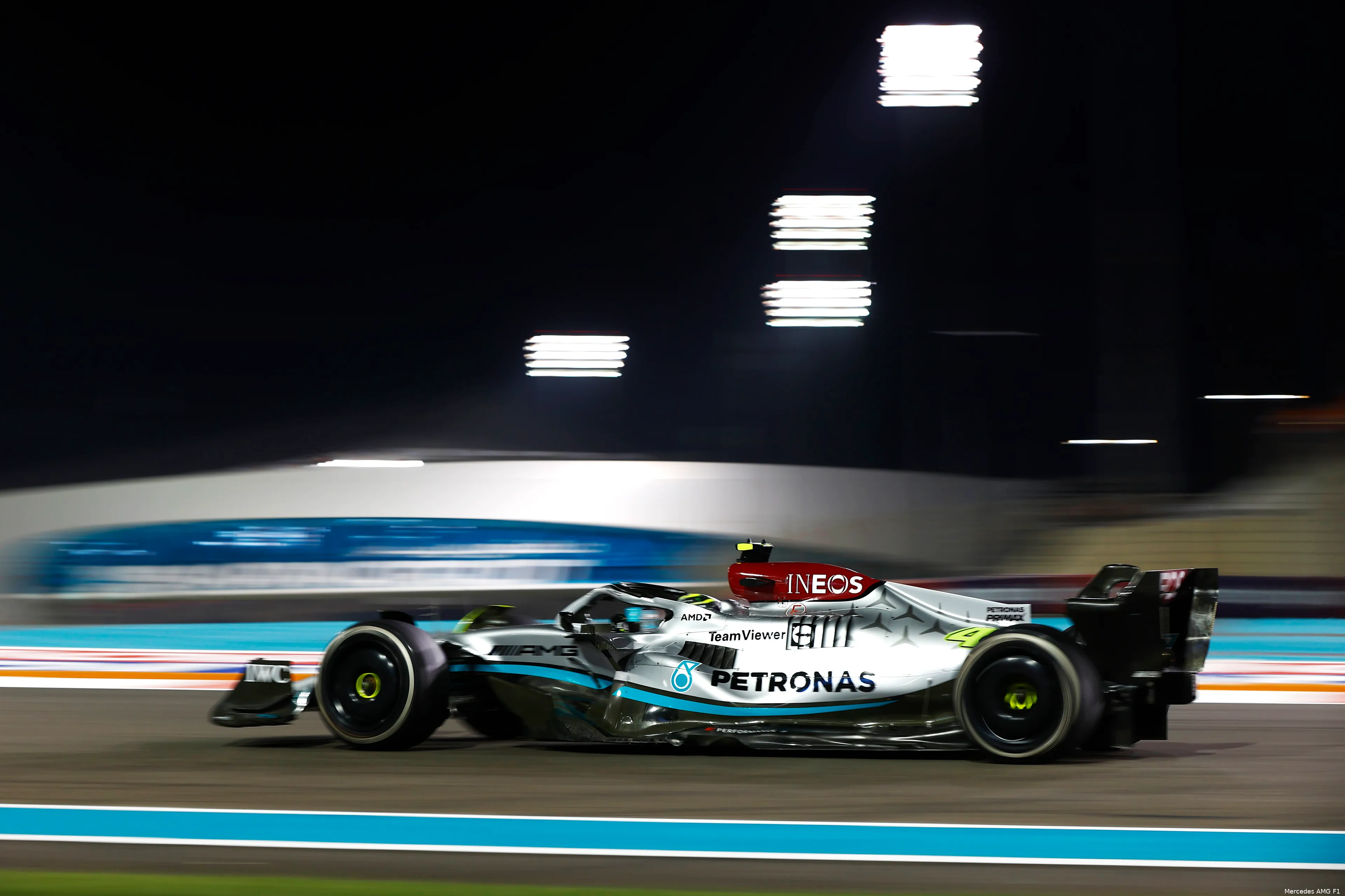 Lewis Hamilton W13 Mercedes F1 GP Abu Dhabi 2022