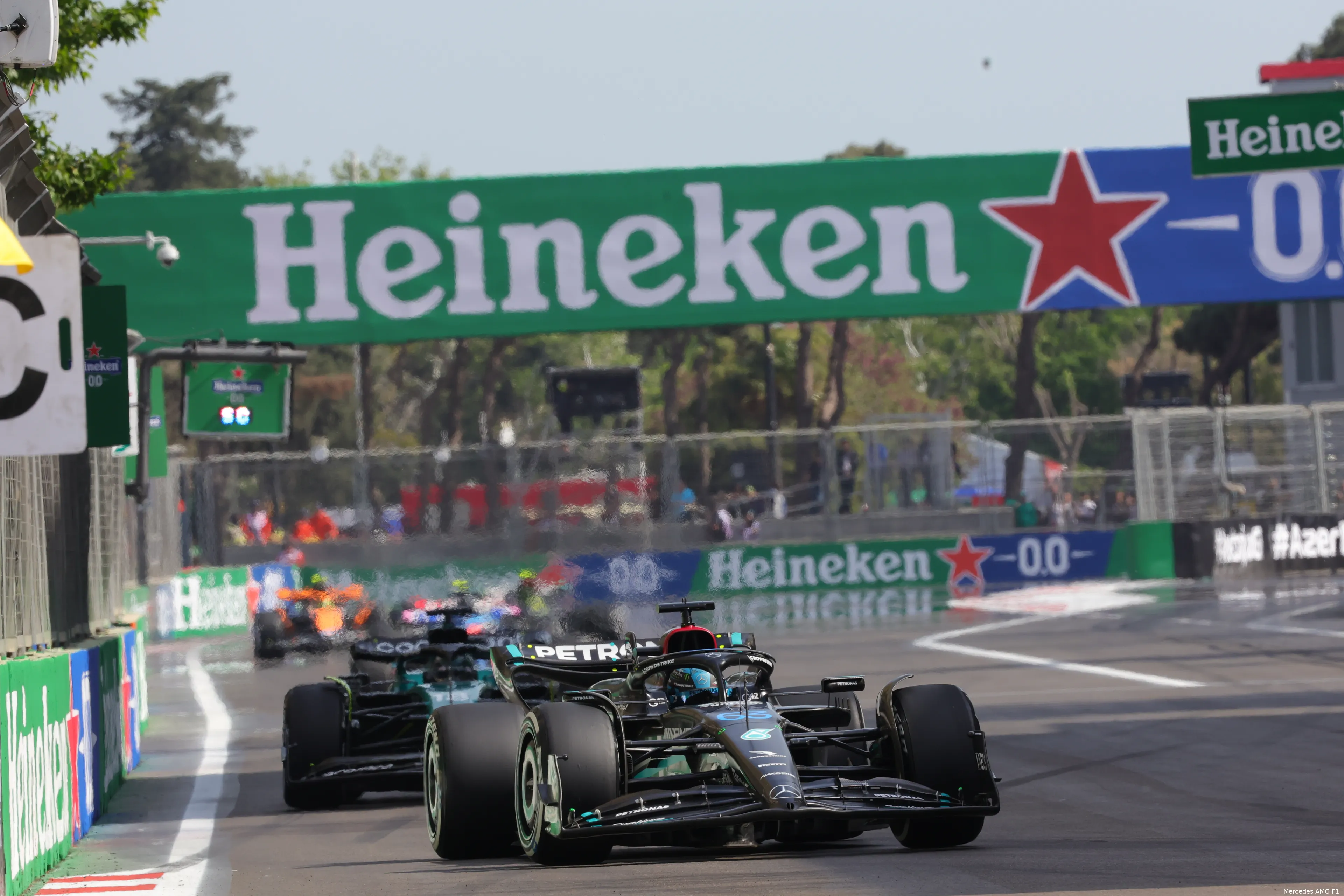 russell azerbeidzjan w14 mercedes