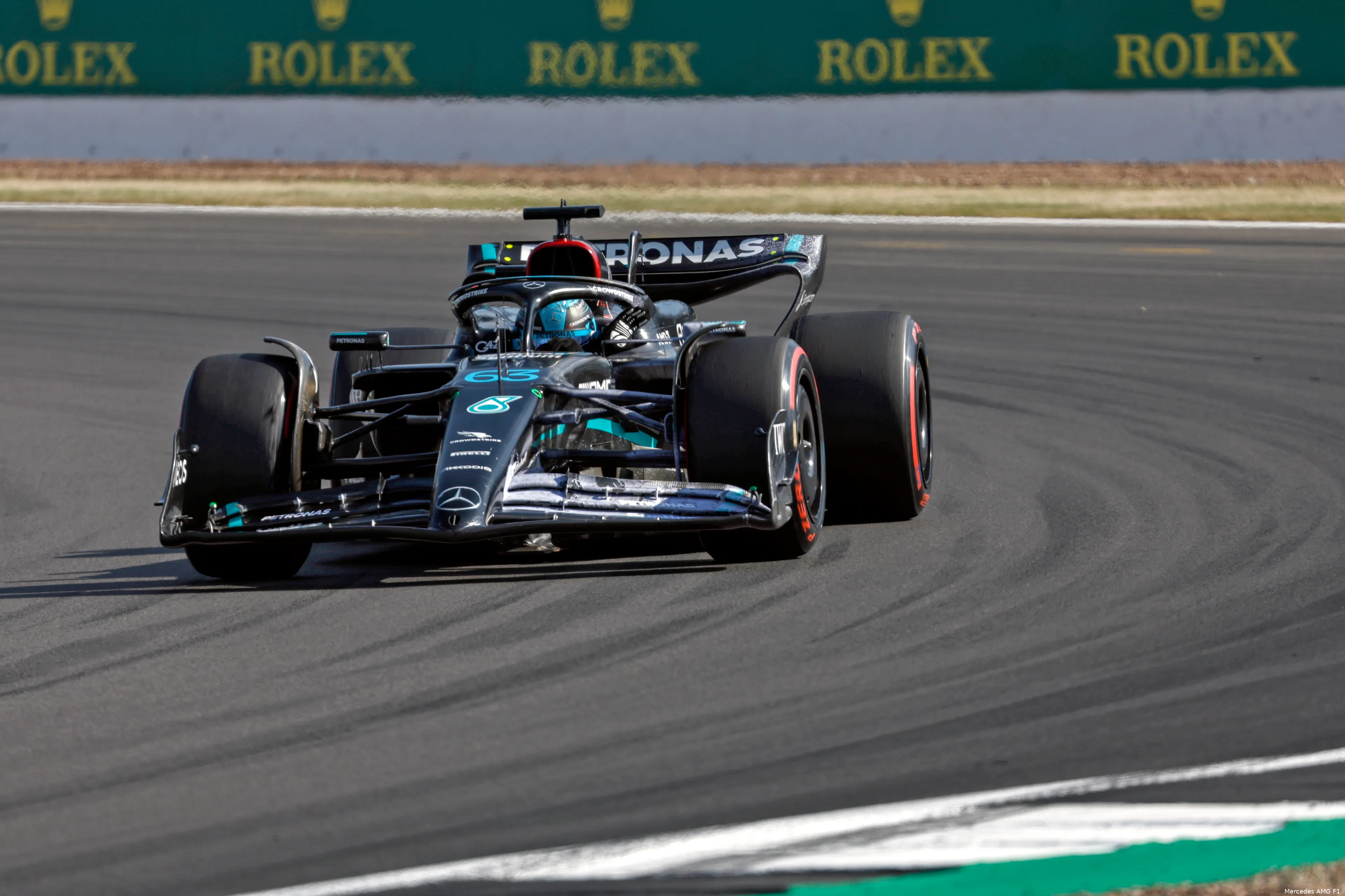 george russell mercedes w14 silverstone