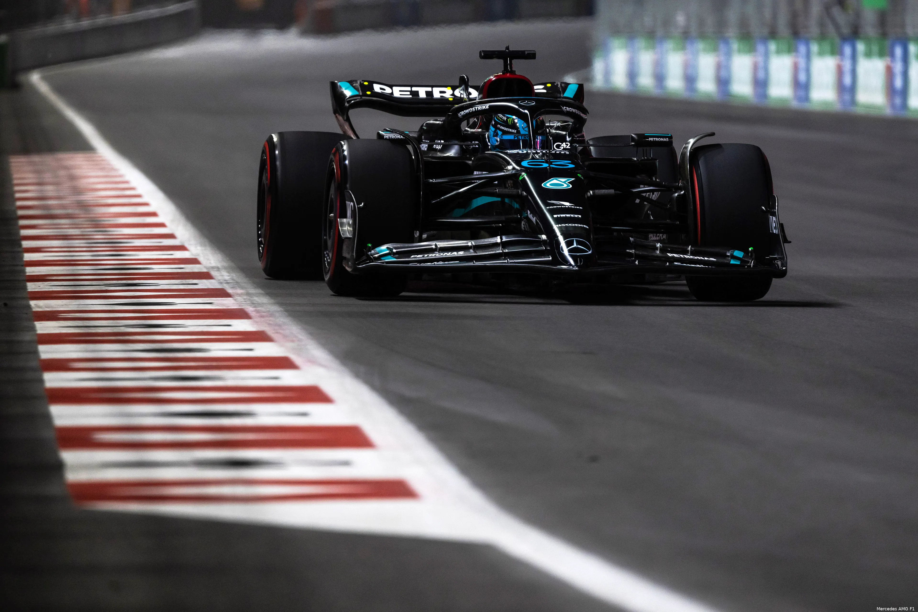 george russell w13 lasvegas mercedes