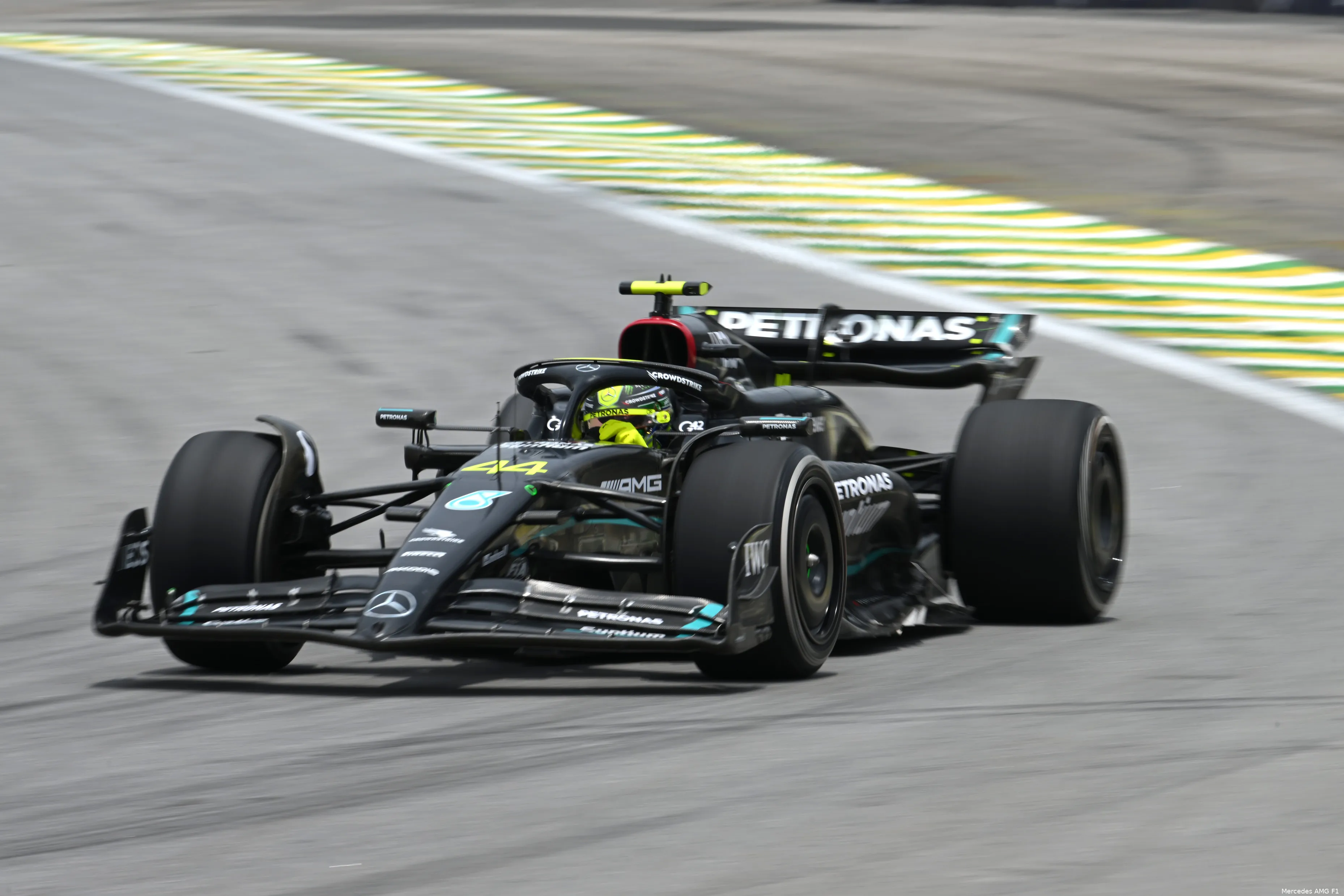 lewis hamilton mercedes brazilie 2023